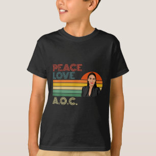 Camiseta Aoc Alexandria Ocasio-cortez Primera mujer preside