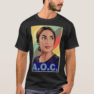 Camiseta Aoc Alexandria Ocasio-cortez Primera mujer preside