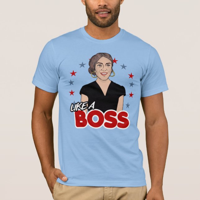 CAMISETA AOC: COMO UNA JEFA (Anverso)