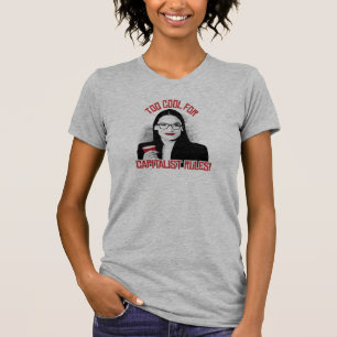 Camiseta AOC Demasiado Cool para las Reglas Capitalistas