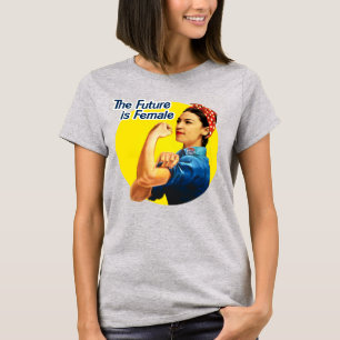 Camiseta AOC The Riveter: El futuro es femenino