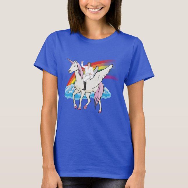 CAMISETA AOC UNICORNIOS Y ARCOIRIS (Anverso)