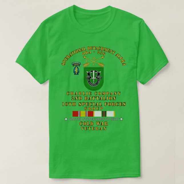 Camiseta AOD 236 C Co2a Bn 10ª SFG w COLD SVC (Diseño del anverso)