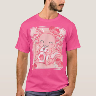 Camiseta Aolotea estética rosa Kawaii Fresa japonesa M