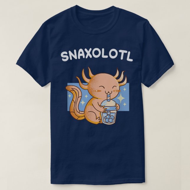 Camiseta Aolotl Bebida De Snaolotl Comida Cute Graciosos Ao (Diseño del anverso)