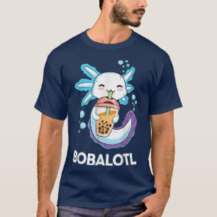Camiseta Aolotl Boba Bubble Tea Kawaii Anime Kids Adolescen