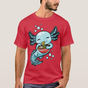 Camiseta Aolotl Cute Niño Chica Kawaii Anime Ramen Noo