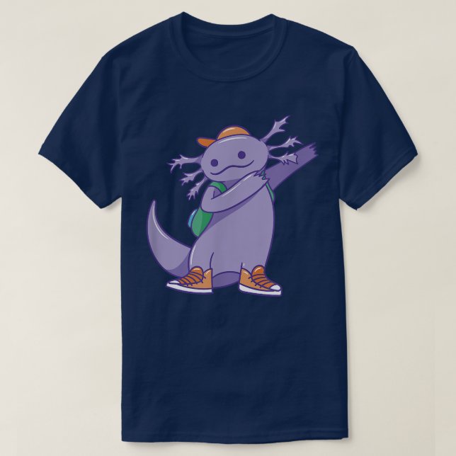 Camiseta Aolotl Dabbing Dab cute cómicos cómicos cómicos al (Diseño del anverso)