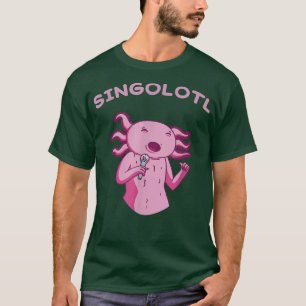 Camiseta Aolotl de música de Aolotl Kawaii Anime Singin