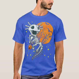 Camiseta Aolotl Halloween Costume Creepy Skeleton Pumpkin C