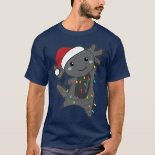 Camiseta Aolotl Merry Christmas Fairy Lights Sweet Animals