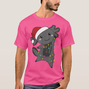 Camiseta Aolotl Merry Christmas Fairy Lights Sweet Animals