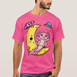 Camiseta Aolotl On Moon Salamander Astronauta Del Espacio U