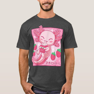 Camiseta Aolotl Pastel Goth Strawberry Milk Shake Anime Aes