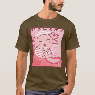 Camiseta Aolotl Retro de fresa Kawaii Japón Aolotl