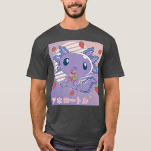 Camiseta Aolotl Retro de fresa Kawaii Japón Aolotl