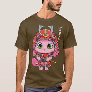 Camiseta Aolotl Samurai Ronin Japonés Caminar Pescado Anime