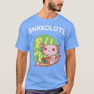 Camiseta Aolotl Snaolotl Sushi Food Cute Graciosos Aolitos