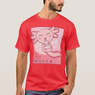 Camiseta Aolotl Strawberry Milk Retro Kawaii Japón Aolotl P