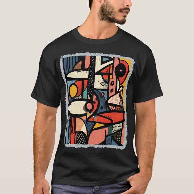 Camiseta AOS_38 Arte abstracto (Anverso)
