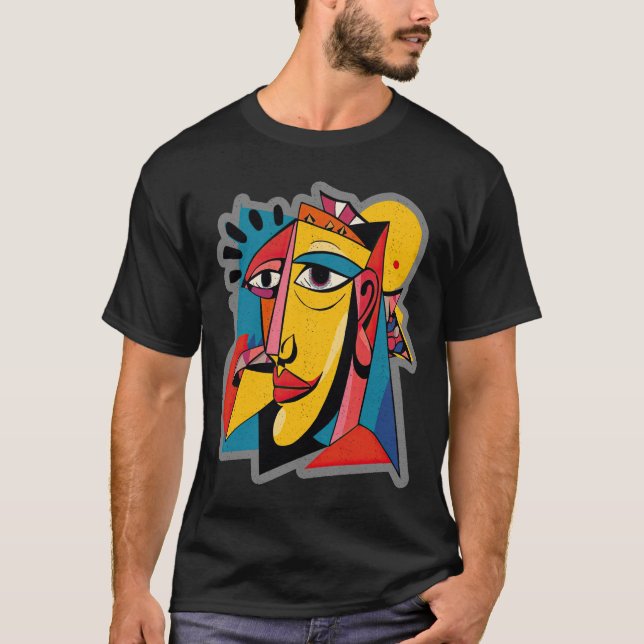 Camiseta AOS_48 Arte abstracto (Anverso)