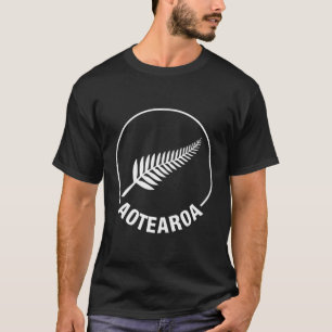 Camiseta Aotearoa Nueva Zelanda Silver Fern Kiwi Maori Nz S