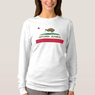 Camiseta Aotearoa República Kiwi Bandera Nueva Zelanda