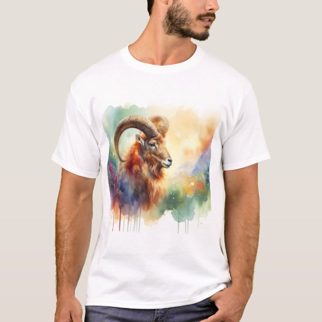 Camiseta Aoudad 180624AREF120 - Watercolor (Anverso)
