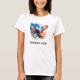 Camiseta *~* AP16 Bandera estadounidense EAGLE Detallada