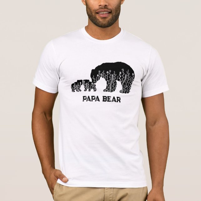 Camiseta *~* AP86 Flores silvestres papá OSO Día del padre (Anverso)