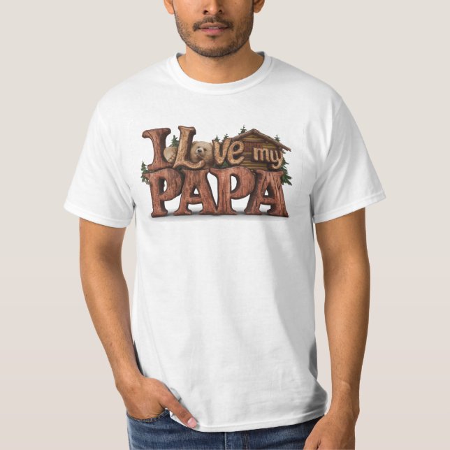 Camiseta *~* AP86 ME ENCANTA MI Rústica del Día del Padre d (Anverso)