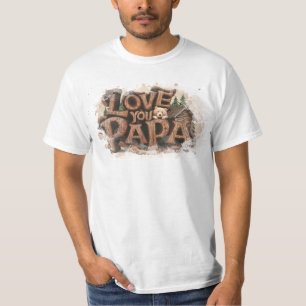 Camiseta *~* AP86 MEJOR PAPA Día Rústico del Padre