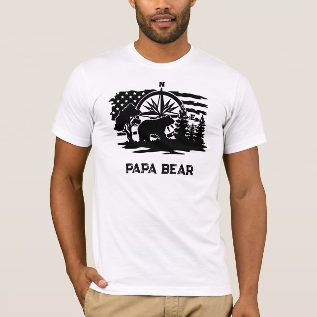 Camiseta *~* AP86 USA PAPA Día del Padre Patriótico (Anverso)