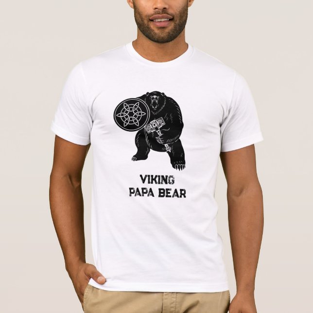 Camiseta *~* AP86 Viking Celtic Thor BEAR Día del Padre (Anverso)