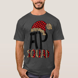 Camiseta AP Santa Hat Buffalo colocado Leopardo divertidos