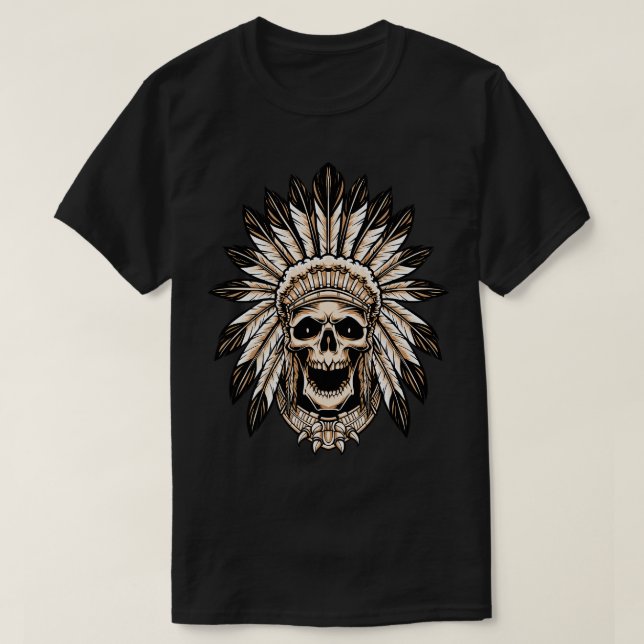 Camiseta apache indio TShirt (Diseño del anverso)