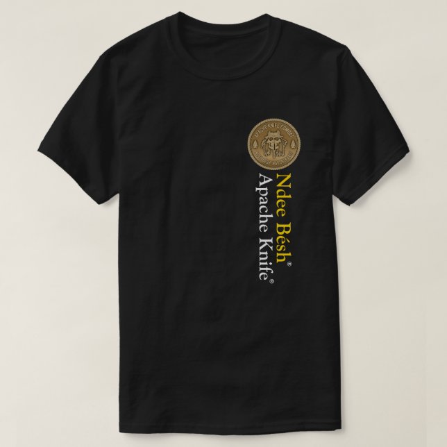Camiseta Apache Knife®™ 🇺 🇸 Apache Knife® Ndee Besh T-Shi (Diseño del anverso)