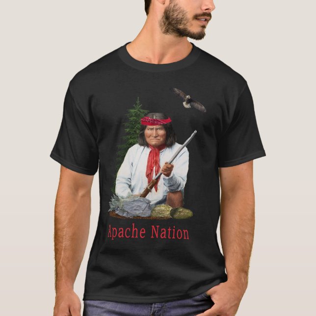 Camiseta Apache nativo americano (Anverso)