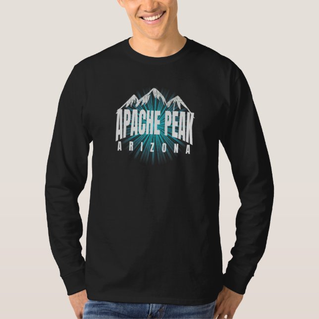 Camiseta Apache Peak AZ Mountain Climber Cool & Trendy Apac (Anverso)
