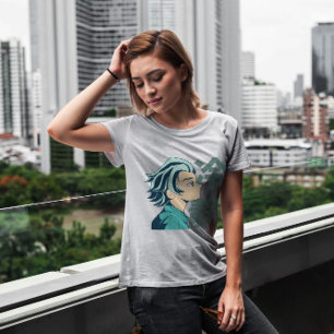 Camiseta Apacible Anime Boy