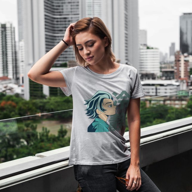 Camiseta Apacible Anime Boy (Subido por el creador)