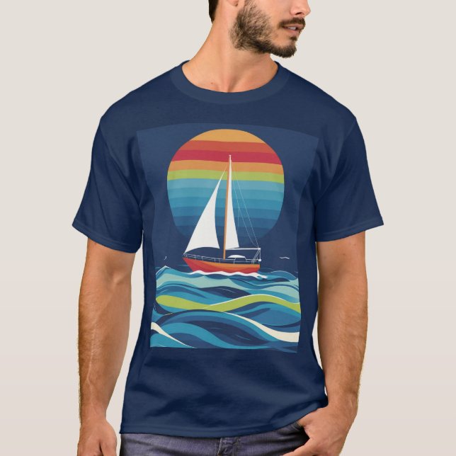 Camiseta ¡Apacible puesta de sol! (Anverso)
