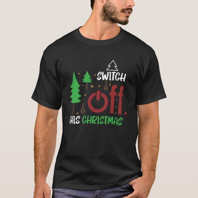 Camiseta Apagar la celebración de la desconexión digital de (Anverso)