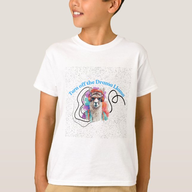 Camiseta Apagar la llamada dramática (Anverso)