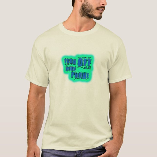Camiseta Apagar tu teléfono (Anverso)