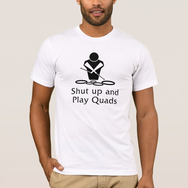 CAMISETA APAGAR Y JUGAR CUADS (Anverso)