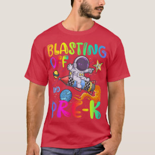 Camiseta Apagón a Astronauta Cute PreK Funny Back