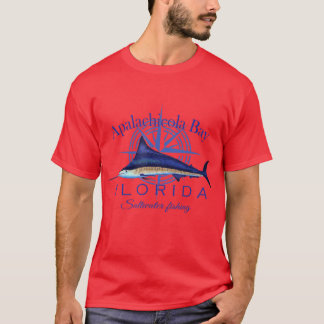 Camiseta Apalachicola Bay Florida Sailfish Billfish Saltwat