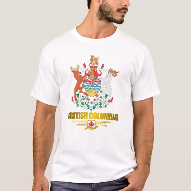 Camiseta Aparato COA de Columbia Británica (Anverso)