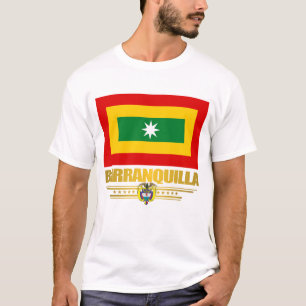 Camiseta Aparato de bandera de Barranquilla